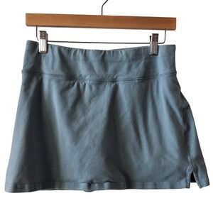 Pact Medium Organic Cotton Skort Athletic Tennis Skirt W/Pockets Gorpcore Eco